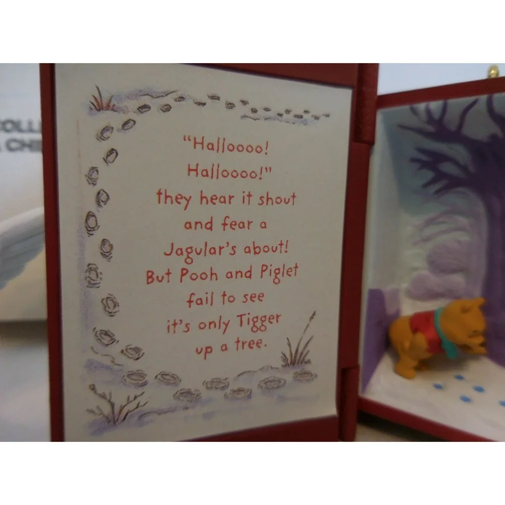 Grolier Disney Ornament Winnie the Pooh Hunny Pot The Pooh #4 Tracking The Jagul